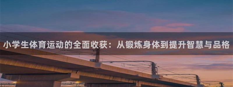 中欧体育网站：小学生体育运动的全面收获：从锻炼身体到提升智慧与品格